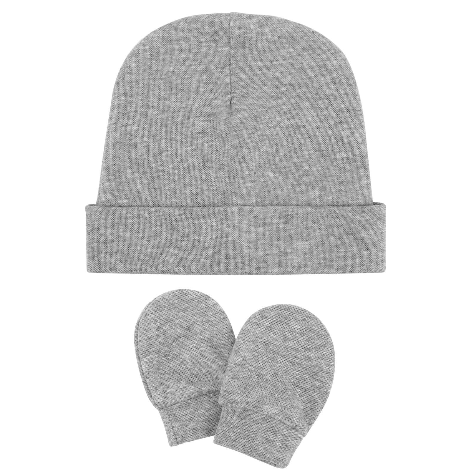 Newborn Baby Hats and Mittens Set Infant Beanie Cap Toddler Gloves Newborn Hospital Hats for Baby Boy Girl Kid 0-6 Months - Image 5